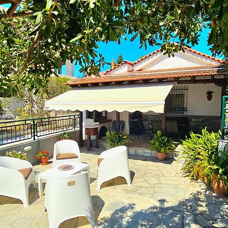Polianthi Seaside House Villa Marathos  Luaran gambar